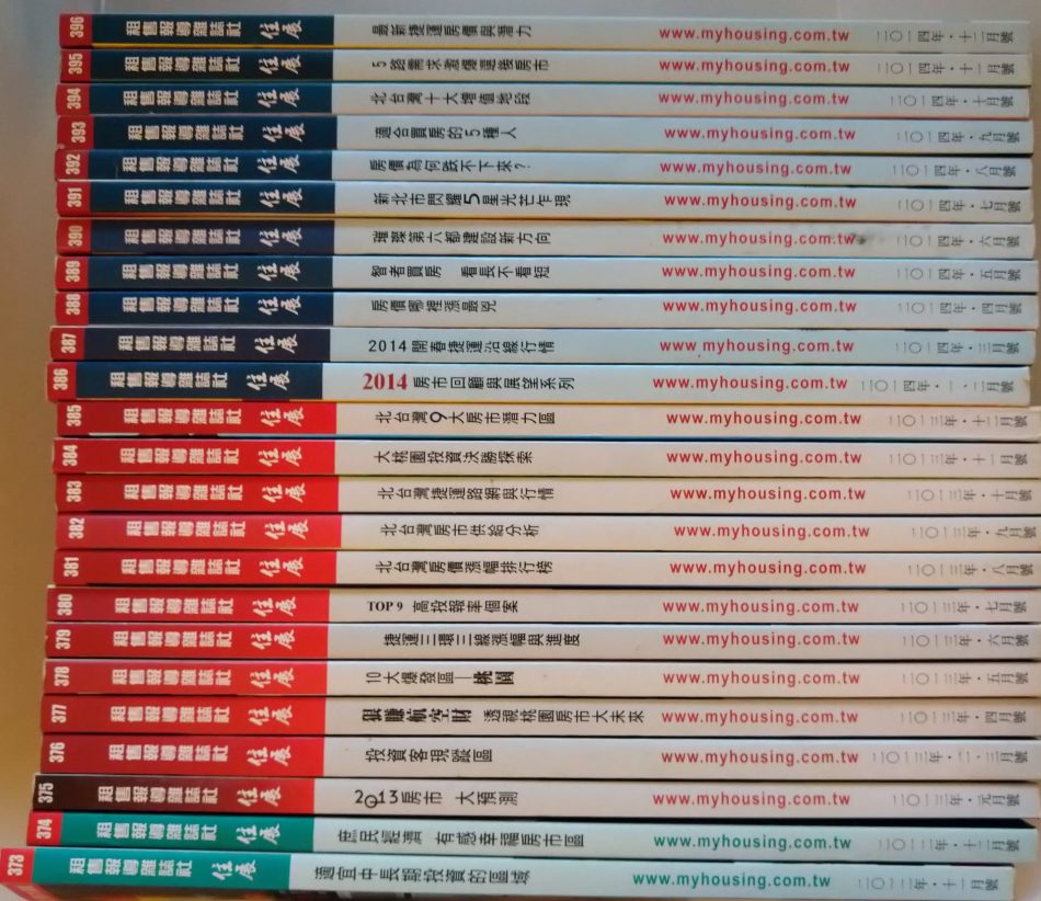 ※書名：住展雜誌373~396社論摘錄